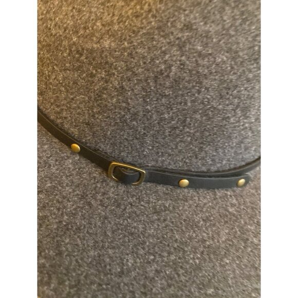 Gray Wool Blend Hipster Hat One Size - Picture 2 of 6